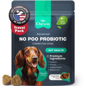 Probiotics for Dogs Coprophagia Deterrent for Dogs Deterrent for Dogs Eating Poop Dog Probiotics Treats Probiotic Chews for Dogs Skin and Coat Vitalit