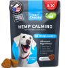 Hemp Calming Chews for Dogs Anxiety Dog Calming Treats with Melatonin Valerian Root Chamomile Extract & Vitamin B Complex Travel Pack Canine Chews for