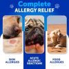 Dog Allergy Relief Chews Itching Skin Relief for Dogs Fish Oil Omega 3 Seasonal Allergies Pills Skin & Coat Anti Itch Hot Spots Treatment Canine Immun